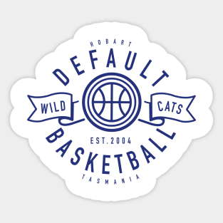 Default Basketball - Blue Sticker